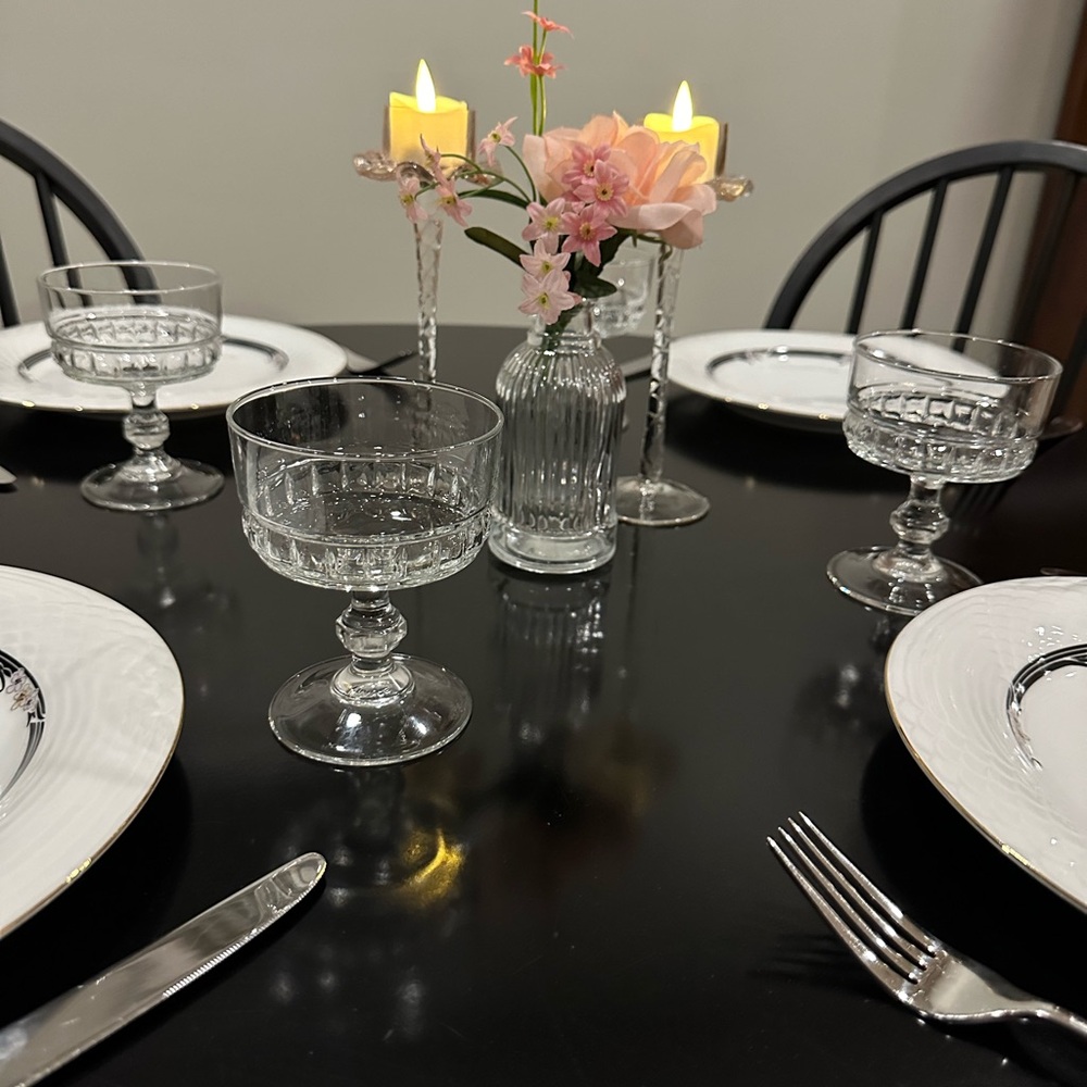 Vintage Cocktail Glasses - Set of 4